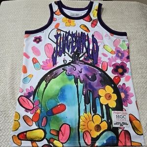 NWOT JUICE WRLD 999 Pills Headgear Classics Basketball Jersey Never Worn XL